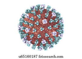 pássaro, vírus gripe, ilustração