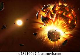 Artwork of the central regions of a protoplanetary disc. Planets are formed inside giant discs of gas and dust called protoplanetary discs, or proplyds for short. They are a natural consequence of the star formation process, with the star forming at...