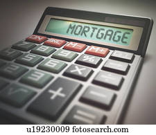 Calculator with mortgage