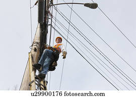 comunicações, trabalhador