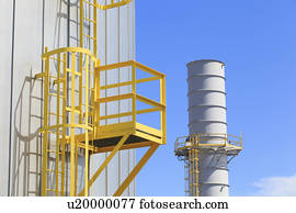 elétrico, cogeneration, planta poder