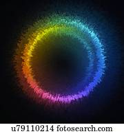 Multicoloured circle