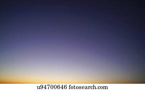 pôr do sol, e, sky.