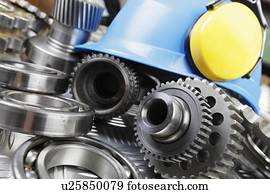 chapéu duro, e, mecânico, partes