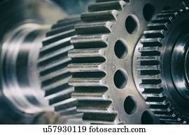 industrial, engrenagens