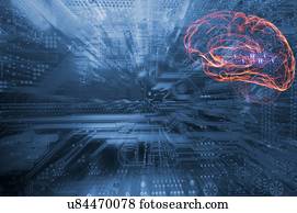 inteligência artificial, ilustração