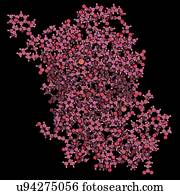 menschlicher hormon, molekül menschlicher hormon, molekül