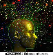 inteligência artificial, ilustração