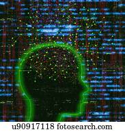 inteligência artificial, ilustração
