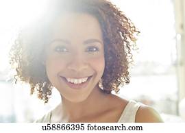 Portrait of mid adult woman