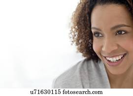 Portrait of mid adult woman