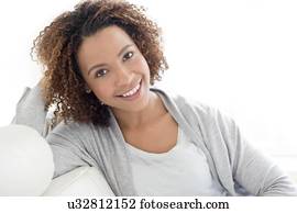 Portrait of mid adult woman