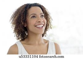 Portrait of mid adult woman