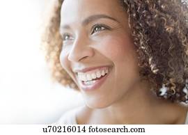 Portrait of mid adult woman