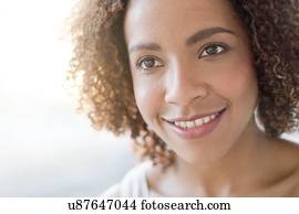 Portrait of mid adult woman