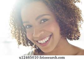 Portrait of mid adult woman