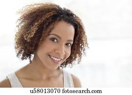 Portrait of mid adult woman