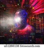 tecnologia, abstratos, ilustração