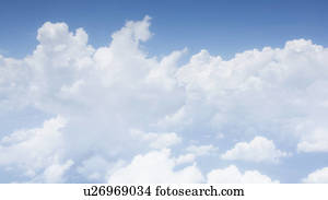 Cumulus cloudscape