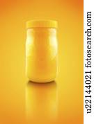 abelha, mel, em, jarro.