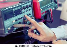 Electronic bug monitoring device.