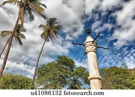 Pillory, Cidade Velha, Cape Verde, Africa