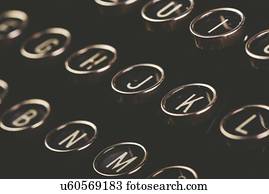 vindima, máquina escrever, keys.