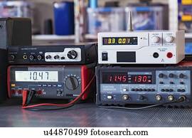 Electronics laboratory.