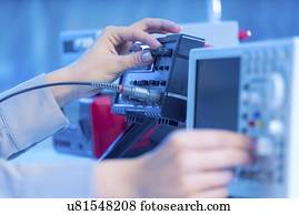 Electronics measuring equipment.