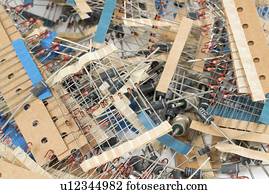 eletrônico, components.