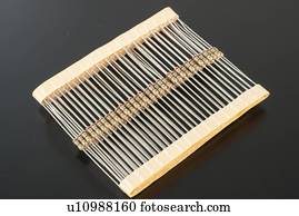 eletrônico, resistors.