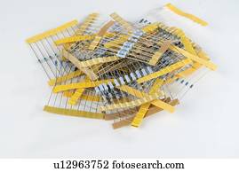 eletrônico, resistors.
