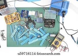 elétrico, engenharia, conceitual, image.