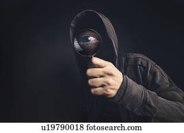 hacker computador, conceitual, image.