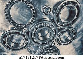 industrial, ball-bearings.