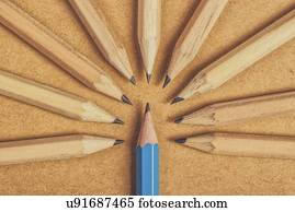 liderança, conceitual, image.