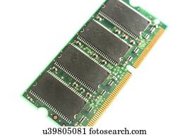 RAM (random access memory) chip.