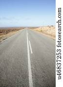 Road near Vredendal, Western Cape, South Africa.