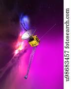 Satellite, illustration.