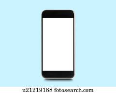 Smartphone, studio shot.