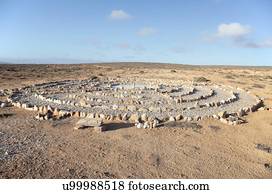The 'Labyrinth of Healing', Papendorp, Western Cape, South Africa.