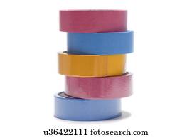 Variety of tapes.