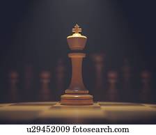 xadrez, rei, ligado, board.