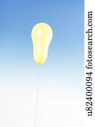 Yellow balloon.