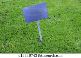 vazio, sinal, ligado, lawn.