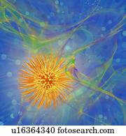 vírus, illustration.