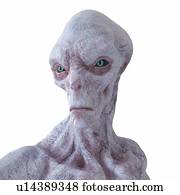 Illustration of an alien.