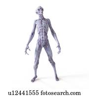 Illustration of an alien.