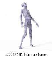 Illustration of an alien.