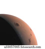 Illustration of Mars.